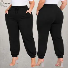 Calça Jogger Plus Size Feminina Calça Joguer Feminina Plus Size Confortavel Soltinha Casual