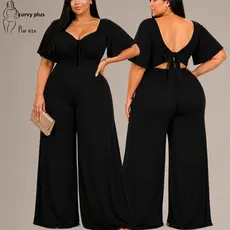 macacão plus size feminino macacão plus size feminino longo macacão plus size feminino festa luxo Elegante