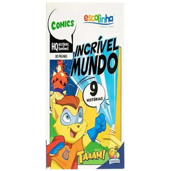 INCRÍVEIS HQ INCRÍVEL MUNDO (ESCOLINHA TODOLIVRO)