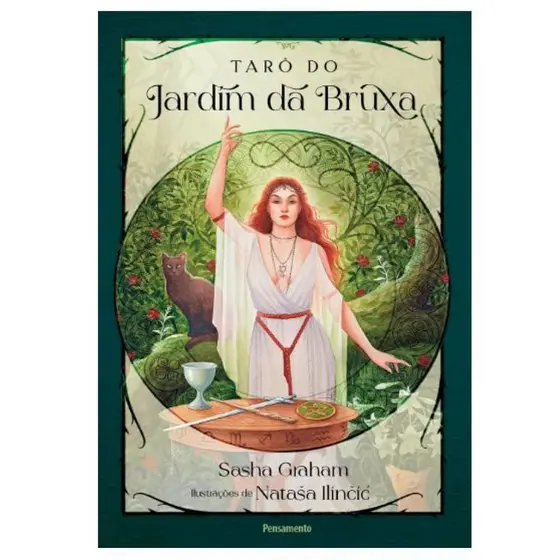 TARÔ DO JARDIM DA BRUXA DESPERTE A MAGIA LATENTE QUE EXISTE EM VOCÊ COM ESTE ENCANTADOR BARALHO ESTILO WAITE SMITH