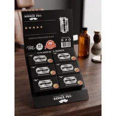 Cartela Lâmina BarberPRO Platinum C/ 60 und Profissional