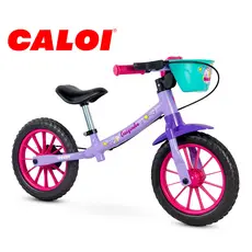 Bicicleta Infantil Caloi Cecizinha de Equilíbrio Balance Bike sem pedal - Caloi