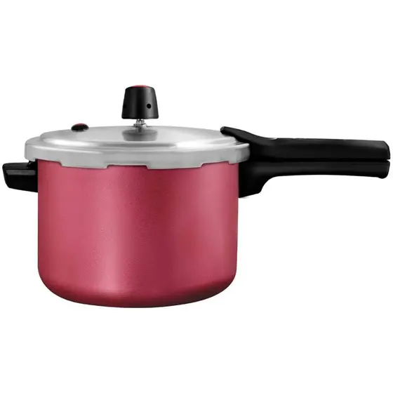 Panela de Pressão Fechamento Externo 4,5L Antiaderente Cereja Panelux