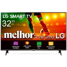 Smart TV LG 32" HD 32LR600BPSA AI Gen6 Alexa Bluetooth Wi-Fi HDR