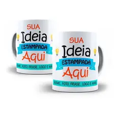 KIT 11 CANECAS PORCELANA PERSONALIZADAS - PERSONALIZE DO SEU JEITO, XÍCARA, CANECA FOTO, CANECA PORCELANA, CANECA