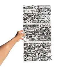 Super Cartela 30 Adesivos Laminados Premium de BH Preto e Branco – Plotar e Adesivar Capacete, Moto, Carro, bike