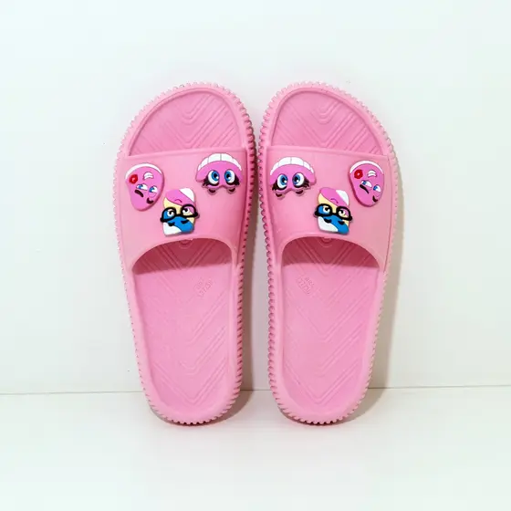 Chinelo Nuvem Fini Slide Confortável Doce Infantil Juvenil Feminino Rosa