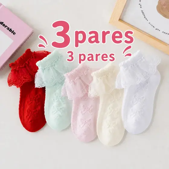 Meninas meninas meias estilo princesa primavera verão puro algodão rendas crianças meias de renda verão estilo fino
