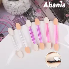 Ahania Kit 24 Aplicadores De Sombras Pincel De Maquiagem, Descartável, Dupla Face