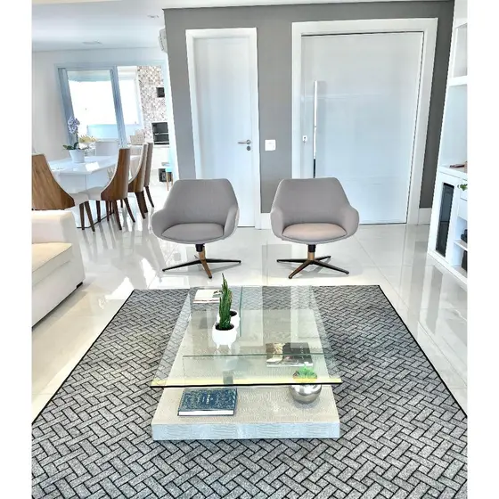 Tapete Para Sala Quarto 2,00x1,50 Fácil Limpeza Novo Design