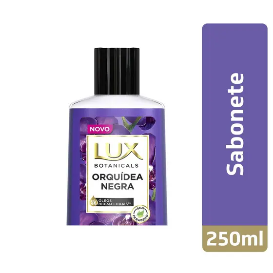 Sabonete Lux Botanicals Orquidea Negra, Liquido Com 250Ml