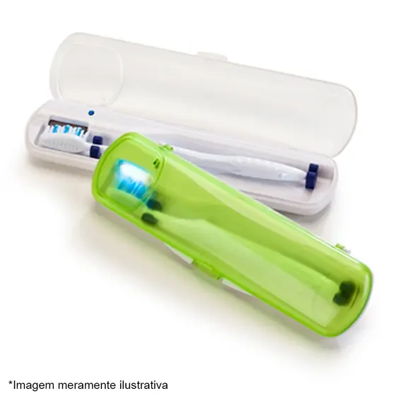 Porta Escova De Dentes Higienizador | Estojo Escova Dentes Branco