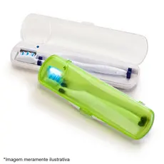 Porta Escova De Dentes Higienizador | Estojo Escova Dentes Branco