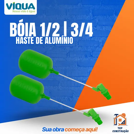 Boia 1/2 e 3/4 Haste Alumínio Viqua