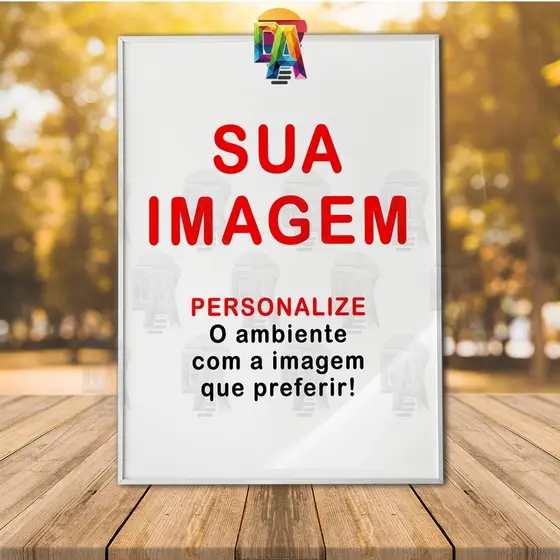 Quadro Decorativo Personalizado Varios Tamanhos Aniversário de Pet, Casal, Casamento