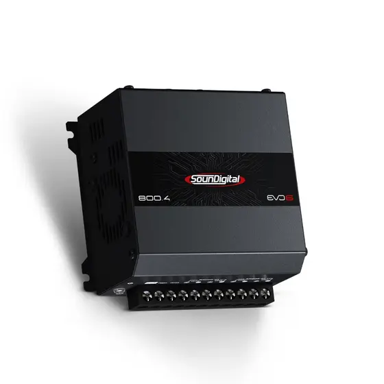 Módulo Amplificador Soundigital 800.4 EVO6  - 800w em 4 canais com ventilador e crossover
