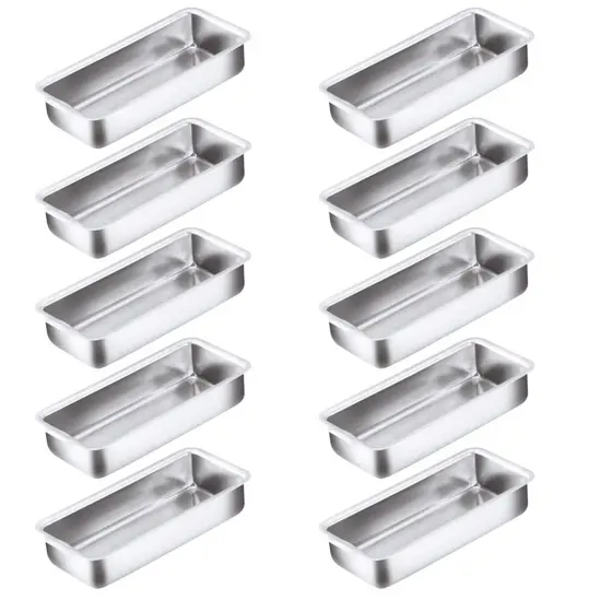 KIT com 10 Formas de Pão Caseiro  Bolo Inglês nº1 - nº2 - nº3 Aluminio Resistente
