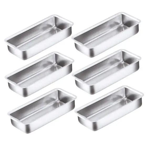 KIT com 6 Formas de Pão Caseiro  Bolo Inglês nº1 - nº2 - nº3 Aluminio Resistente