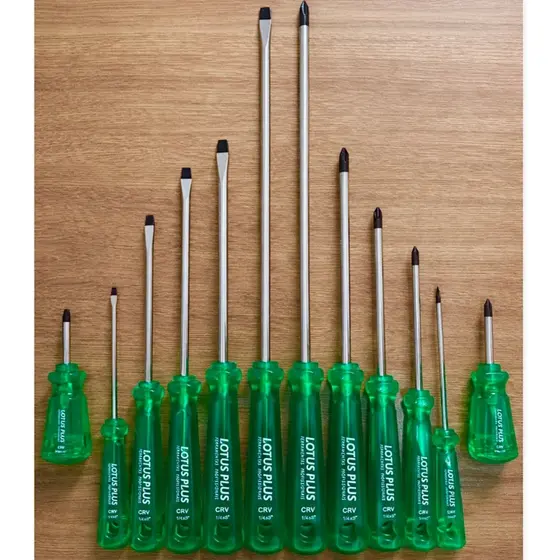 KIT 12 Chaves De Fenda E Philips Profissional Conjunto Peças Ponta Imantada