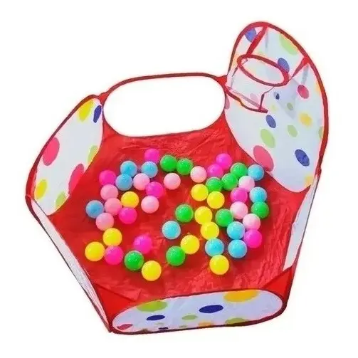 Piscina De Bolinhas P Bebe Cercadinho C Cesta + 50 Bolinhas
