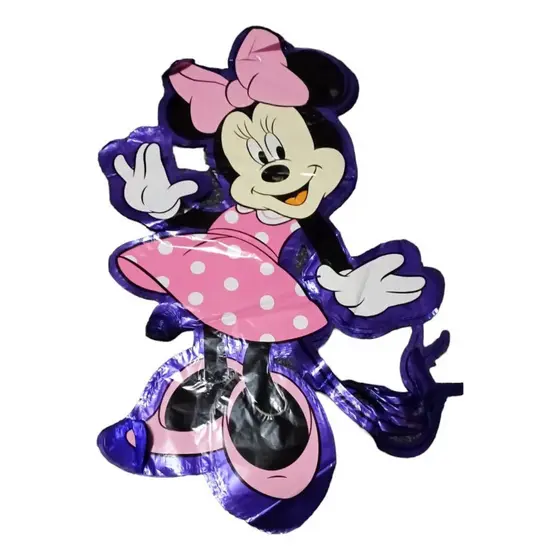 Kit 2 Balão Grande Papel Metalizado 3d Minnie