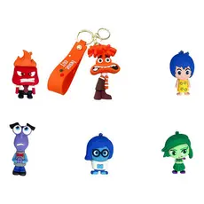 Kit Chaveiros Divertidamente 6 Bonecos Figuras