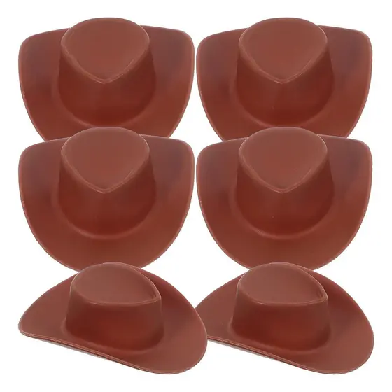Kit 20 Mini Chapéus De Cowboy Decoração De Festa Casa