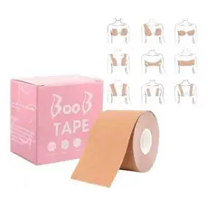 Fita Levanta Seio Protetor de Mamilo Sutiã Mama Rolo 5m - Boob Tape