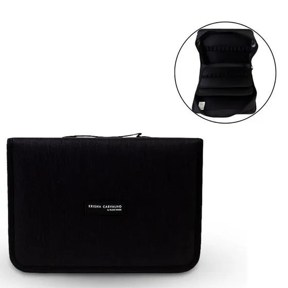 NECESSAIRE KLASS VOUGH KRISNA CARVALHO ORGANIZADOR DE BATONS REF. HN0327