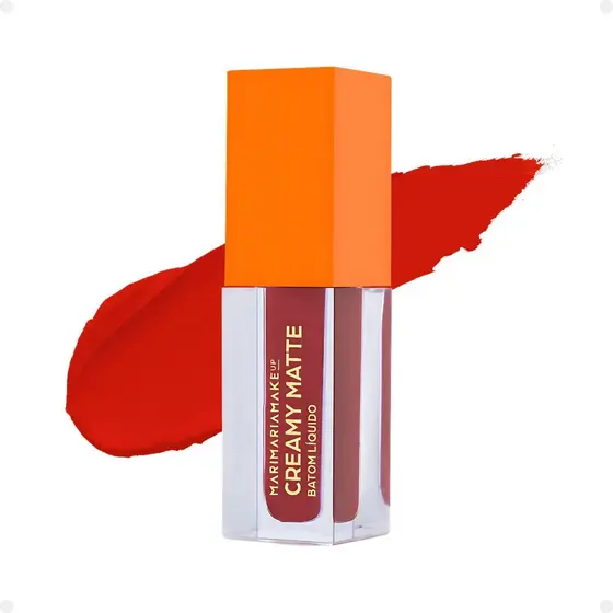 Batom Líquido Mari Maria Makeup Creamy Matte Blazing MM-7100-6