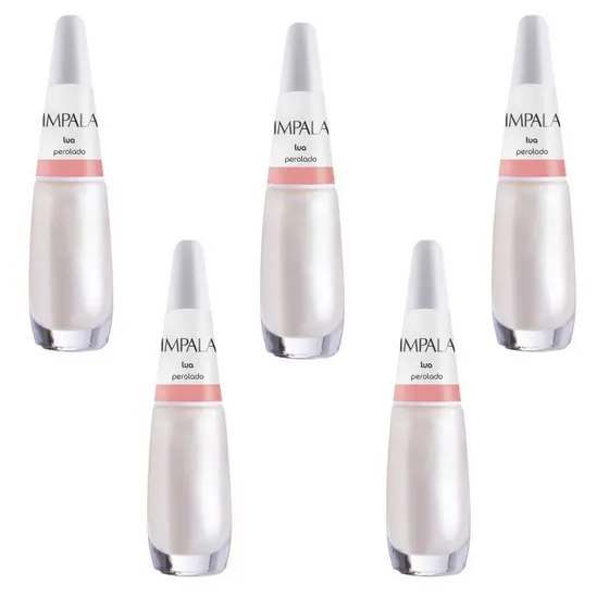 KIT ESMALTE PEROLADO IMPALA LUA 7,5ML C/5