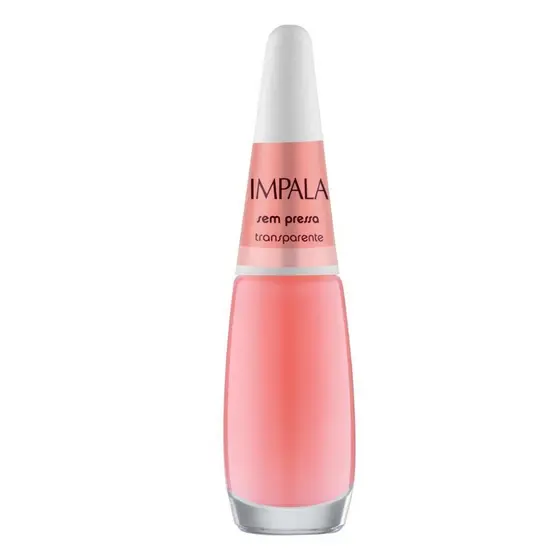ESMALTE TRANSPARENTE IMPALA A COR DA SUA MODA SEM PRESSA 7,5ML