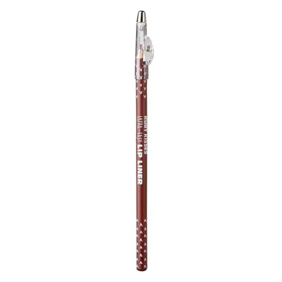 LÁPIS LABIAL DE MADEIRA RUBY KISSES ULTRA-EASY LIP LINER DEEP RED 1,5G