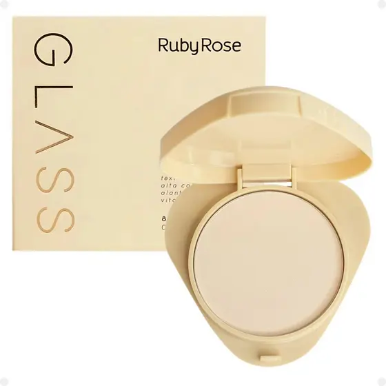 Pó Compacto Ruby Rose Glass Gpf10 Hb-863-1