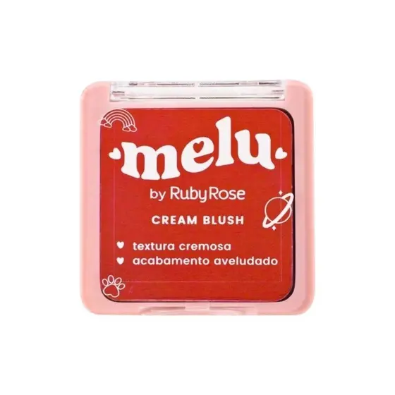 Blush Cream Melu By Ruby Rose Cor 04 Strawberry 9g