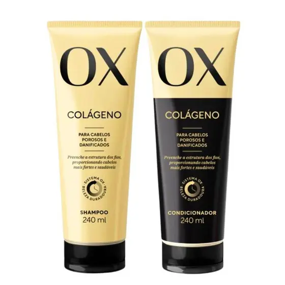 SHAMPOO + CONDICIONADOR OX COLÁGENO 240ML