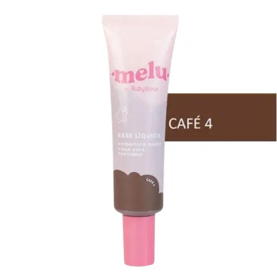BASE LÍQUIDA MELU BY RUBY ROSE CAFÉ 4 HB-8055/12 29ML