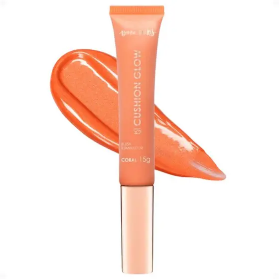 Blush Iluminador Bruna Tavares Bt Cushion Glow Coral 15g