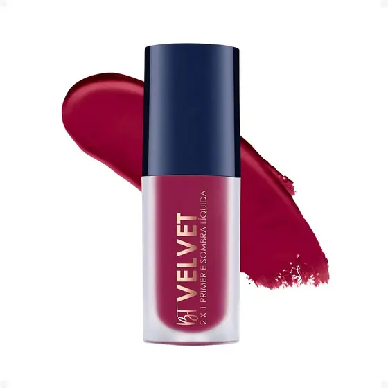 Primer e Sombra Líquida Bruna Tavares Bt Velvet 2x1 Cherry