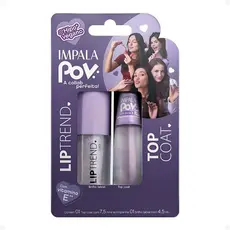 Kit Impala Pov: 1 Top Coat e 1 Gloss Labial Luara