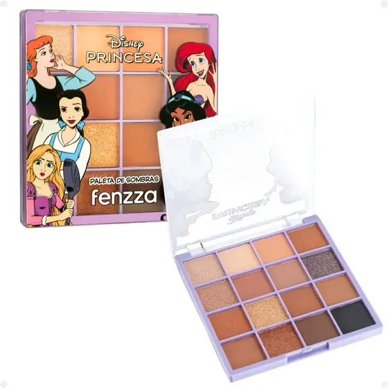 Paleta De Sombras Fenzza Disney Princesa Happily Ever After Dis119