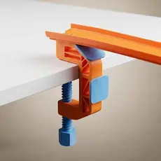 Grampo de Mesa Compativel com Pistas HW - Suporte Fixador fabricado em 3D