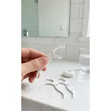Bastões De Higiene Bucal Reutilizável Para Fio Dental - Aplicador Higiênico Alcance Fácil