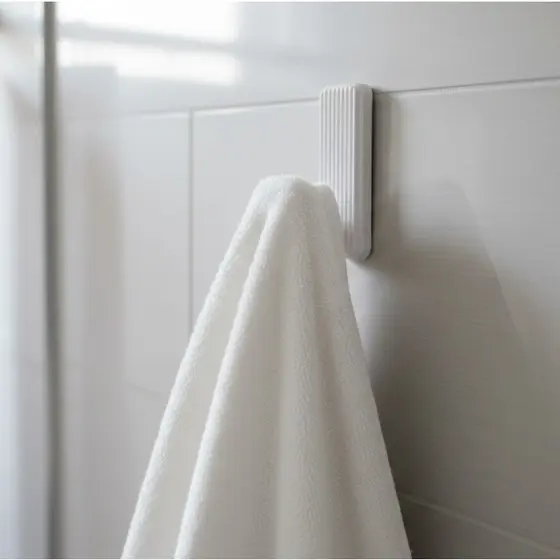 Suporte Cabide Gancho de Parede com Fita Dupla Face 3M para Toalha Banheiro Quarto Cozinha
