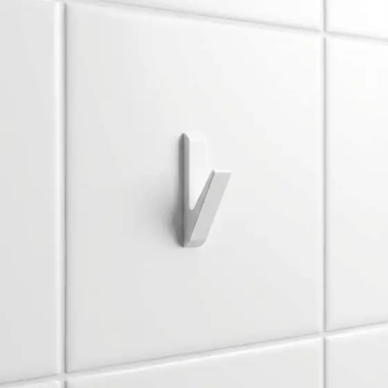 Kit 4 Ganchos de Parede Multiuso Adesivo Forte Sem Furo Organização Casa Banheiro Cozinha