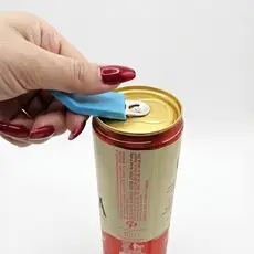 Abridor de Lata Latinha Não Quebre Suas Unhas! Proteção para Unhas Longas e Gel. Protege Unhas Não estraga esmalte