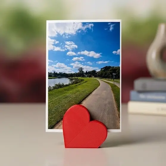 Kit Porta Retrato Coração - Para Lembranças de Dia das Mães, Namorados, Casamento e Decoração