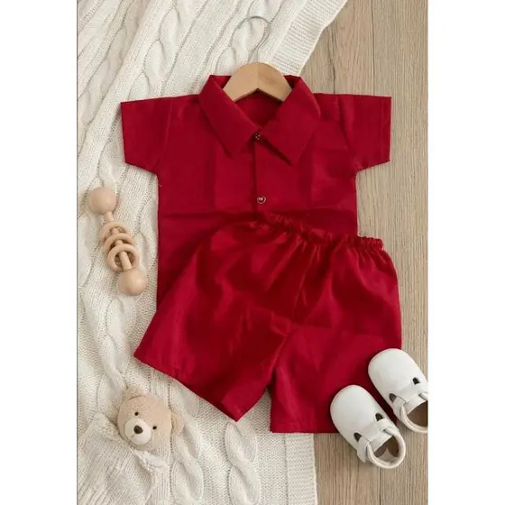 Conjunto Mauricinho Infantil SHORT E CAMISA
