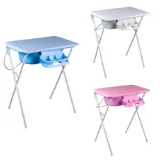 Banheira Luxo Com Suporte Dobrável, Trocador e Saboneteira, 25l, até 30kg - Baby Hércules
