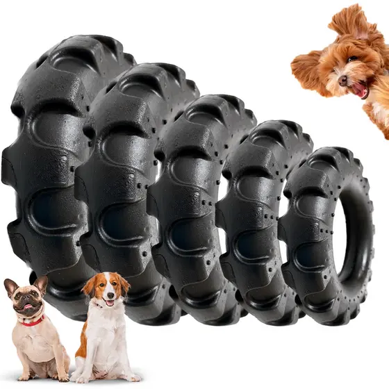 Brinquedo Para Cachorro Cães Resistente Pneu Borracha Atóxica Mordedor Pet Petshop Barato
